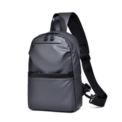  spring new products launched, high-quality simple leather film men's chest bag, shoulder bag, crossbody bag, handbag manufacturer