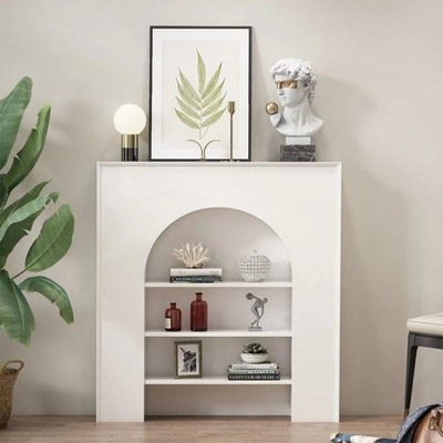 Cave French fireplace a living room Entrance Curio register and obtain a residence permit Korean white Entrance cabinet Simplicity Shelf