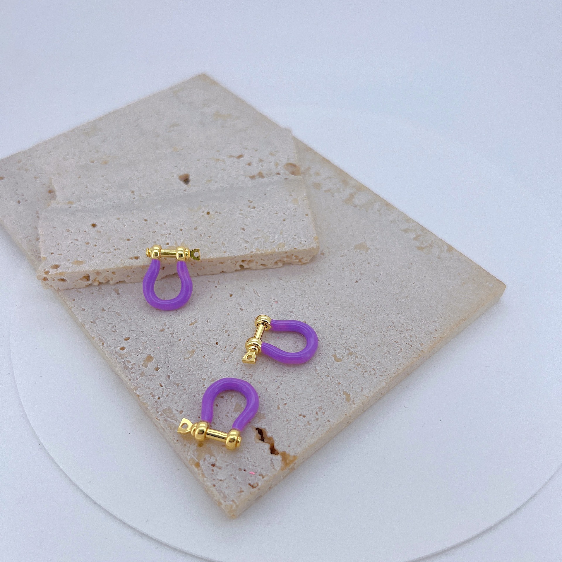 1 Piece 15*18.7mm Copper U Shape Jewelry Buckle Jewelry Accessories display picture 4