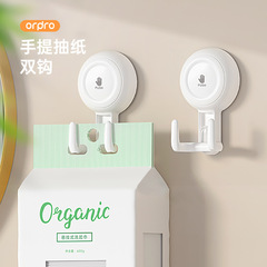 吸盤式回転フック 壁掛け 浴室 トイレ用 個別 穴あけ不要 耐荷重 強力 跡が残らない 真空粘着フック