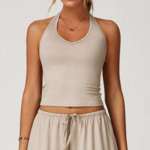 加工定制 磨毛瑜伽背心V型紧身美背运动内衣跑步锻炼健身背心3058