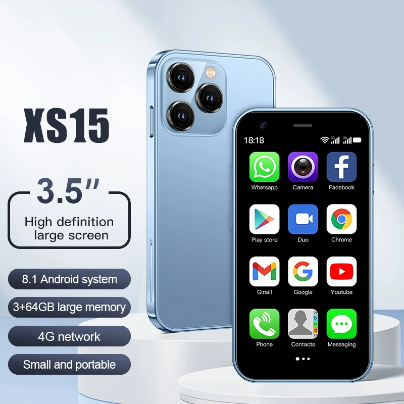 Смартфон Android, дисплей 3.0 дюйма, 2 ГБ ОЗУ+16 ГБ встроенной памяти, компактный портативный телефон