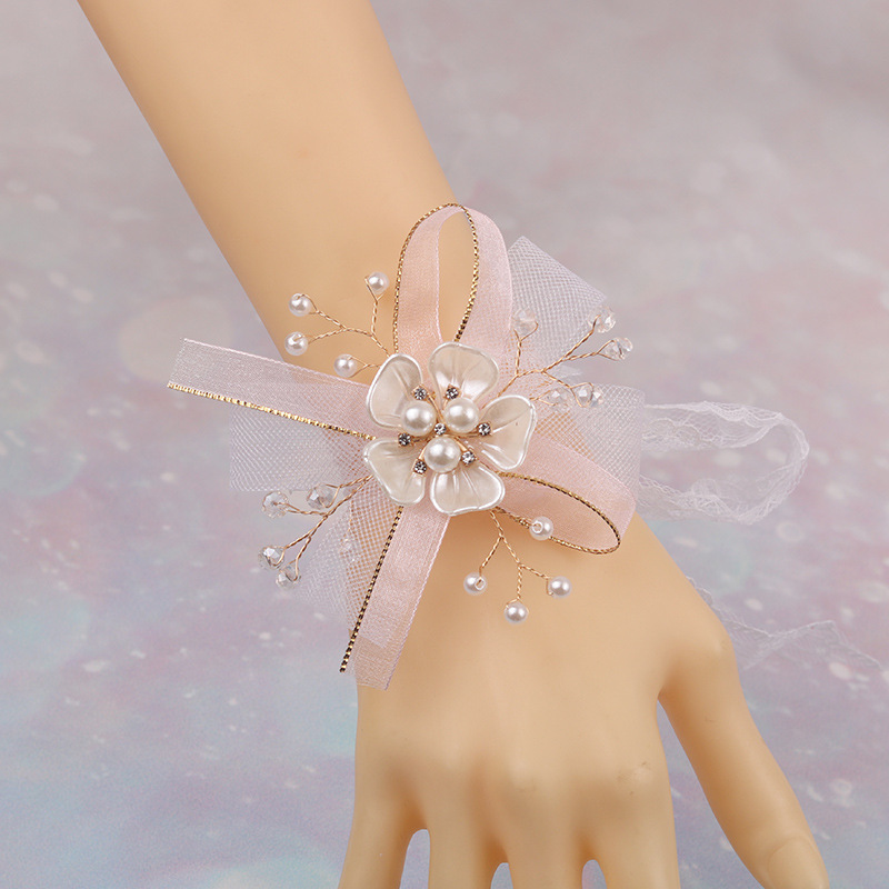 Bride's Wrist Flower Bridesmaid Wedding Sister Group Hand Wreath Accompanying Gift Mori Style Small Fresh Xiuhe High-end Wedding Korean Bride's Wrist Flower Bridesmaid Wedding Sister Group Hand Wreath Accompanying Gift Mori Style Small Fresh Xiuhe High-end Wedding Korean