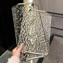水の波の軽い豪華な高級のトレーの長方形の家庭用はコップの杯の杯の杯の杯のお茶の皿の美容院の高級な