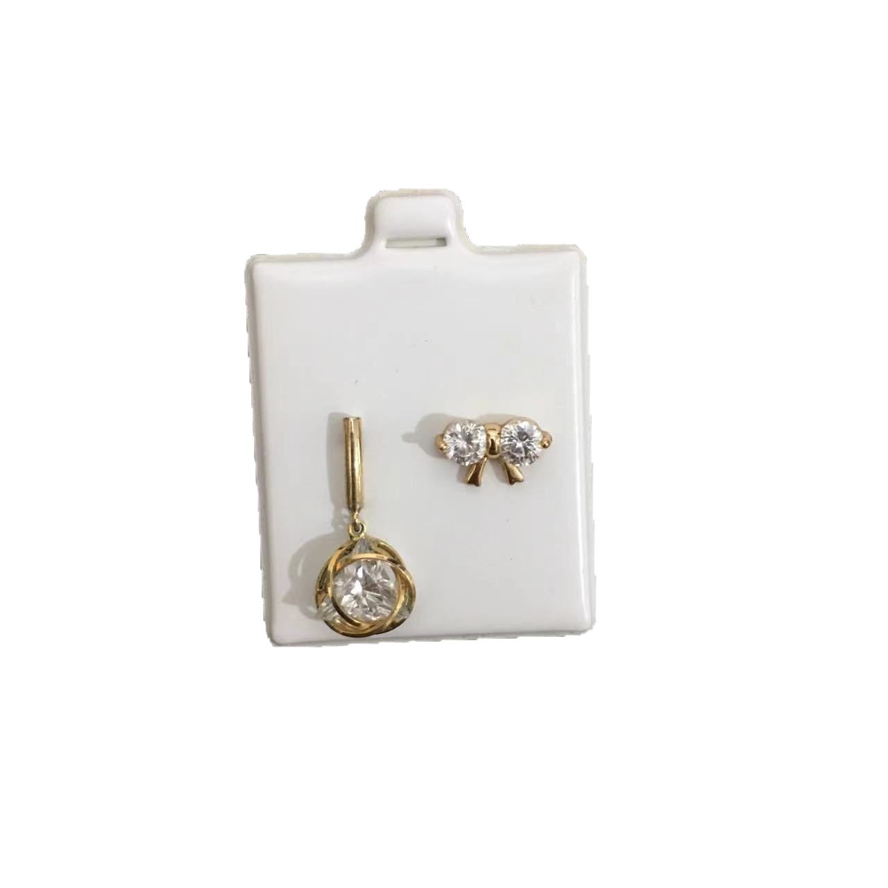 Tarjetas Exhibidoras para Aretes en Blanco de Plástico PVC para Empaque de Joyas image 6