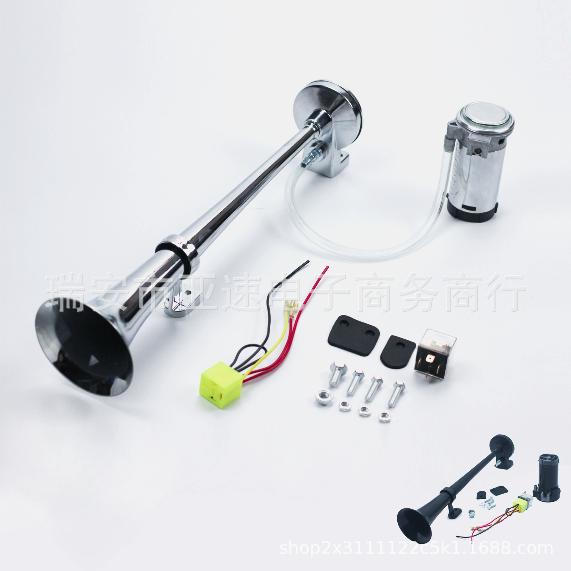 17-дюймовый пневматический динамик одиночная трубка 12/24V свисток airhorn автомобильный мотор динамик compressoTZ-318