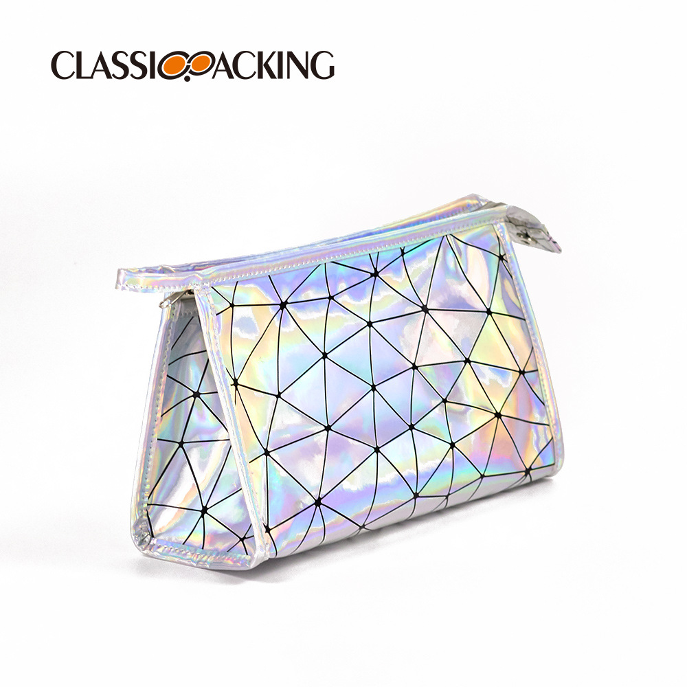 Internet celebridad ins estilo lavado bolsa impermeable portátil colorido láser cosméticos bolsa de almacenamiento bolsa de lavado de viaje