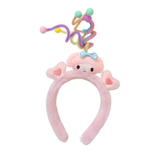 Twist Rod Sanrio Cartoon Children's Hairband  New Girl's Plush Baby Cute Headband Girl's Headwear 