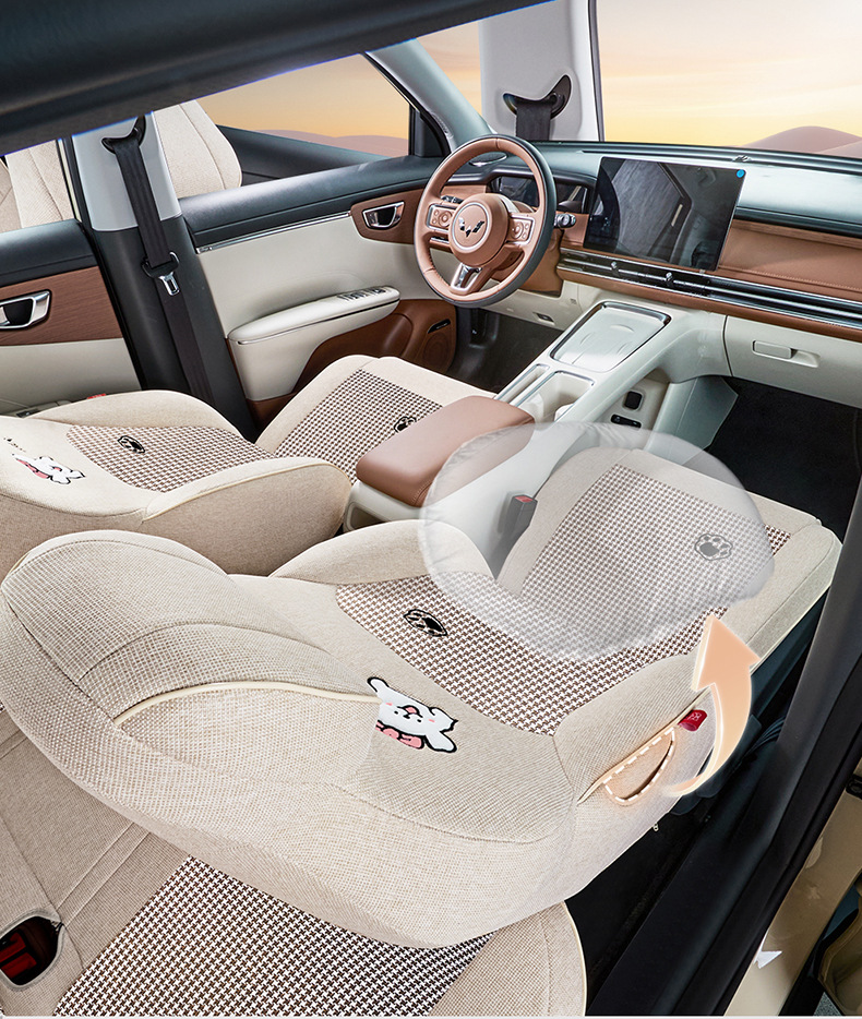 Direct sales from cross-border foreign trade manufacturers: specialized car seat covers for Wuling Bingo S, made of durable fabric, fully enclosed and custom-fit