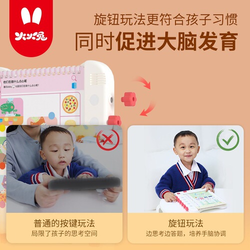 Huhu Rabbit Kindergarten Logic Thinking Training Machine Educational Toy L2S Children's Early Education Machine 