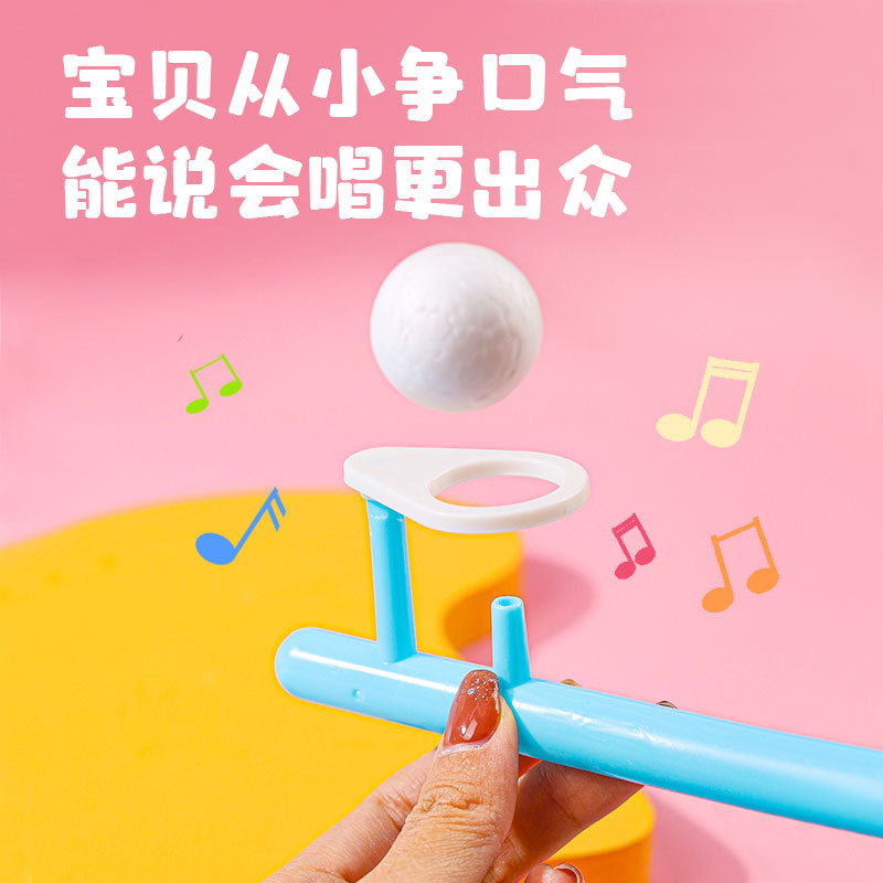 Nueva Suspensión de plástico tradicional que sopla Caddy año nostálgico pequeño juguete para niños clásico ejercicio científico capacidad pulmonar