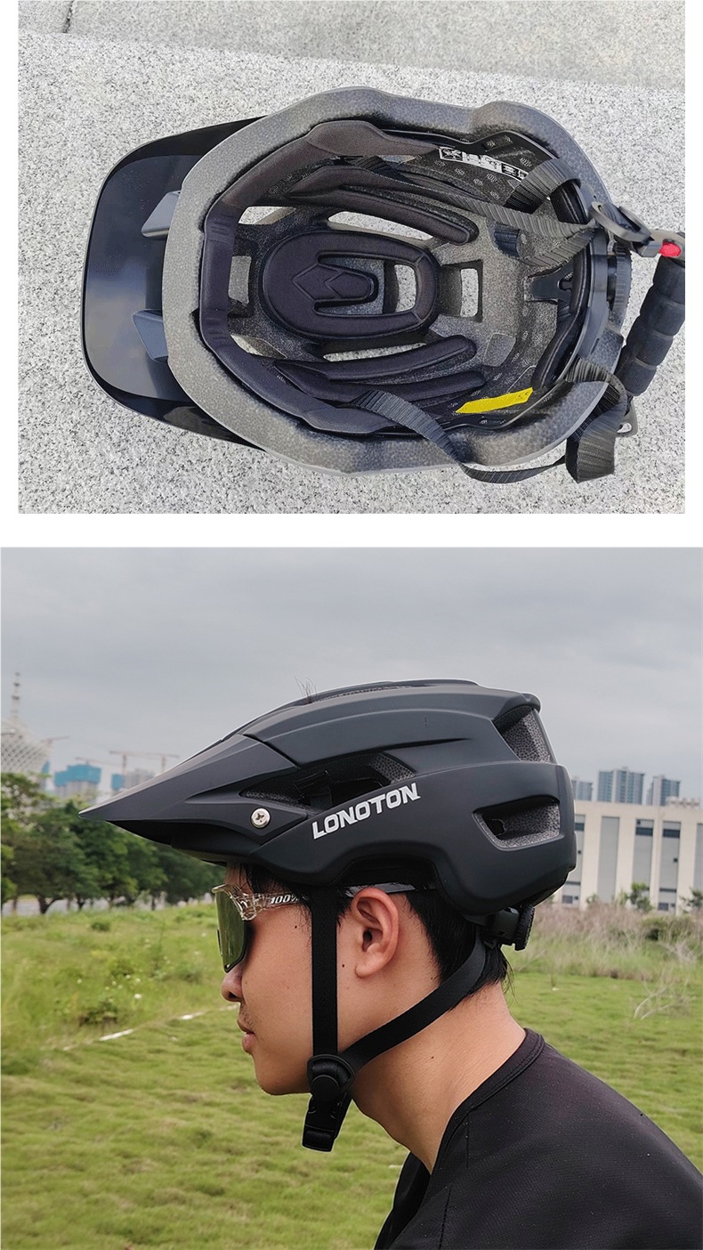 Mountain Bike Riding Helmet Downhill Off-Road Half Helmet One-Piece Youth Student Universal Safety Helmet for Men