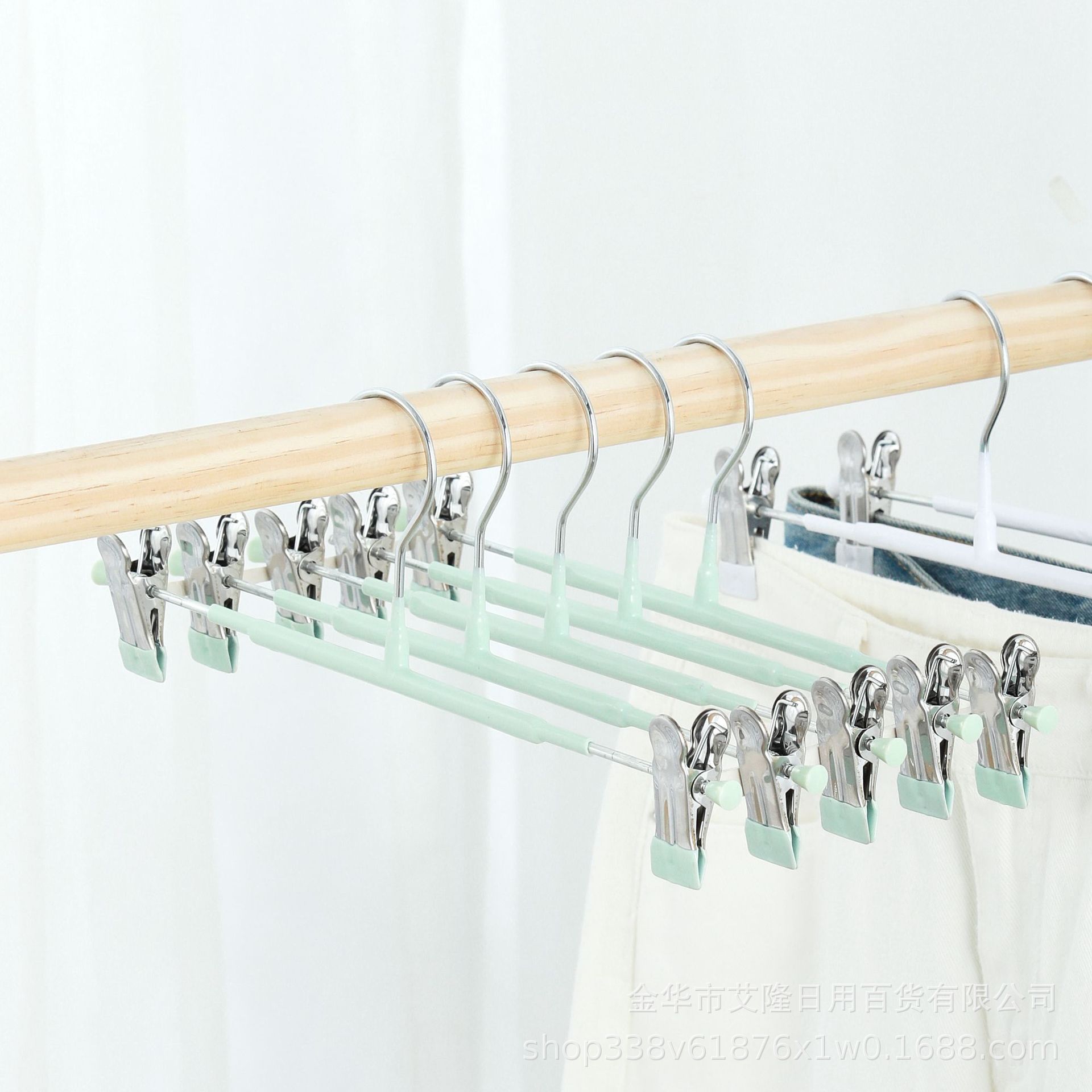 Pantalón de plástico recubierto verde Nórdico