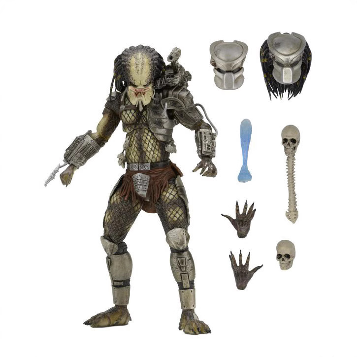 NECA Iron Warrior P1 Jungle Hunter 2,0 edición de lujo modelo de mano móvil conjunta de 7 pulgadas