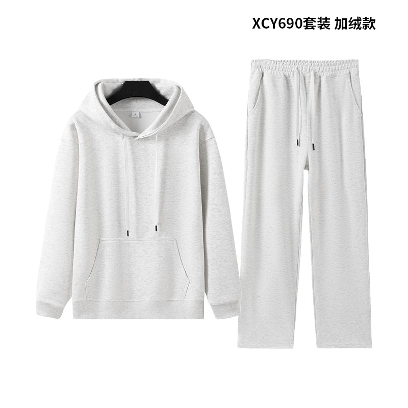 Otoño y invierno para correr ropa deportiva un conjunto completo de camisas con capuzas dos piezas personalizadas de hombres de otoño conjunto completo de combinación