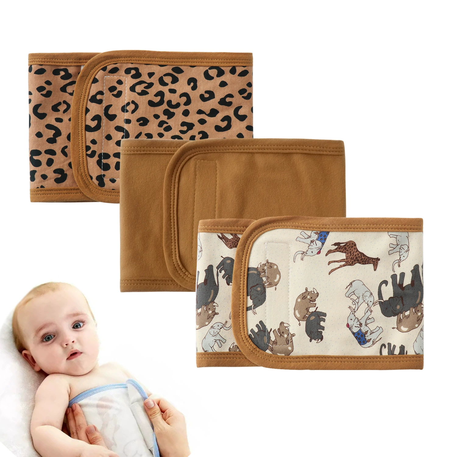 Новый детский бандаж для защиты живота весна-осень 2025, полностью хлопковый, для защиты от простуды, для новорожденных.