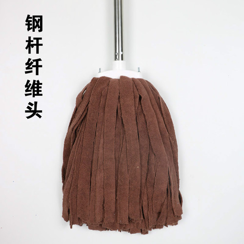 Ordinary old-fashioned household large cotton cloth strip pure cotton thread mop floor mop factory hotel company property special