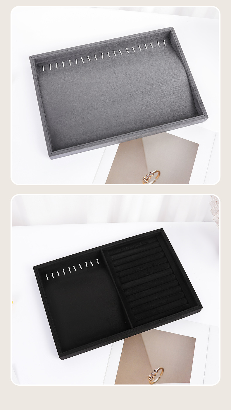 Flannel Material Solid Color Pattern Retro Style 1 Piece Flannel Retro Holiday Daily Solid Color Jewelry Boxes
