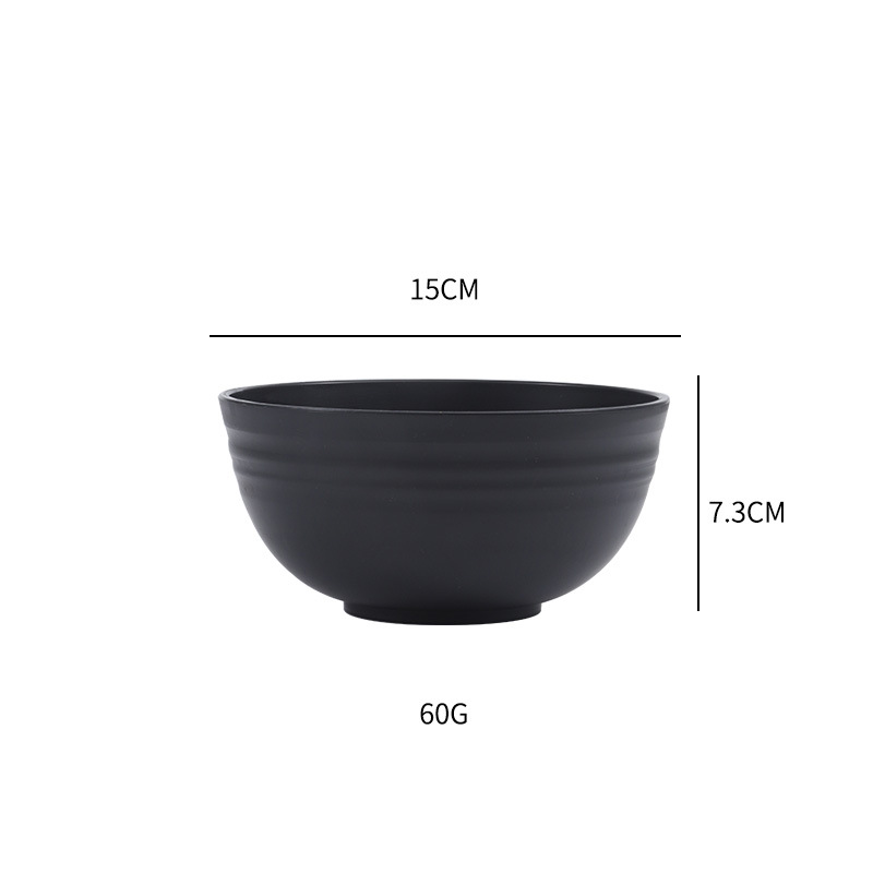 Juego de Vajilla de Paja de Trigo de Plástico para Cocina y Comedor image 6