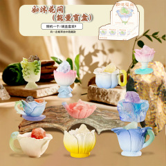 如沐花间能量盲盒树脂工艺品手办盲盒可爱摆件书桌装饰品生日礼物