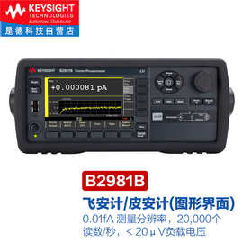 是德科技（Keysight）B2980系列高阻计皮安表飞安表静电计 B2981B