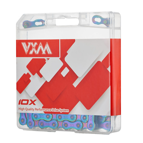 VXM mountain bike colorful chain road bike 8 speed 9 10 11S variable speed chain fully electroplated and anti-rust