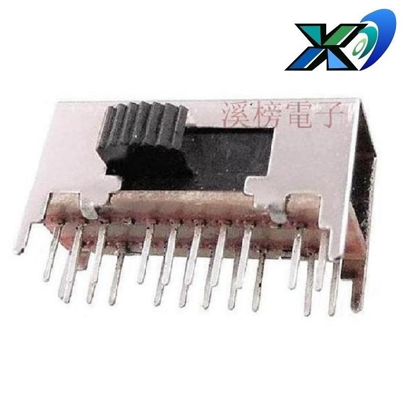 4档滑动开关4位4P4T  4档拨动开关侧拨4P4T   4位滑动开关侧拨4路