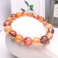 Натуральный хрустальный модный красный желтый пластиковый цветочный браслет женский феникс перо красный призрачный браслет женский красочный кружок