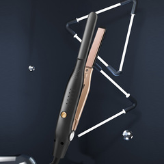 Cross-border wholesale Amazon eBay narrow straight plate small clamp straightener mini curling iron two-in-one