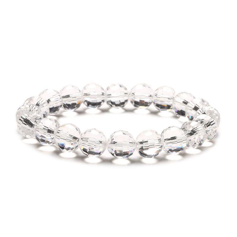 Cruz De La Frontera Super brillante colorido cristal 96 granos de la tierra de la superficie 10MMDIY cuentas de cristal pulsera de cuentas