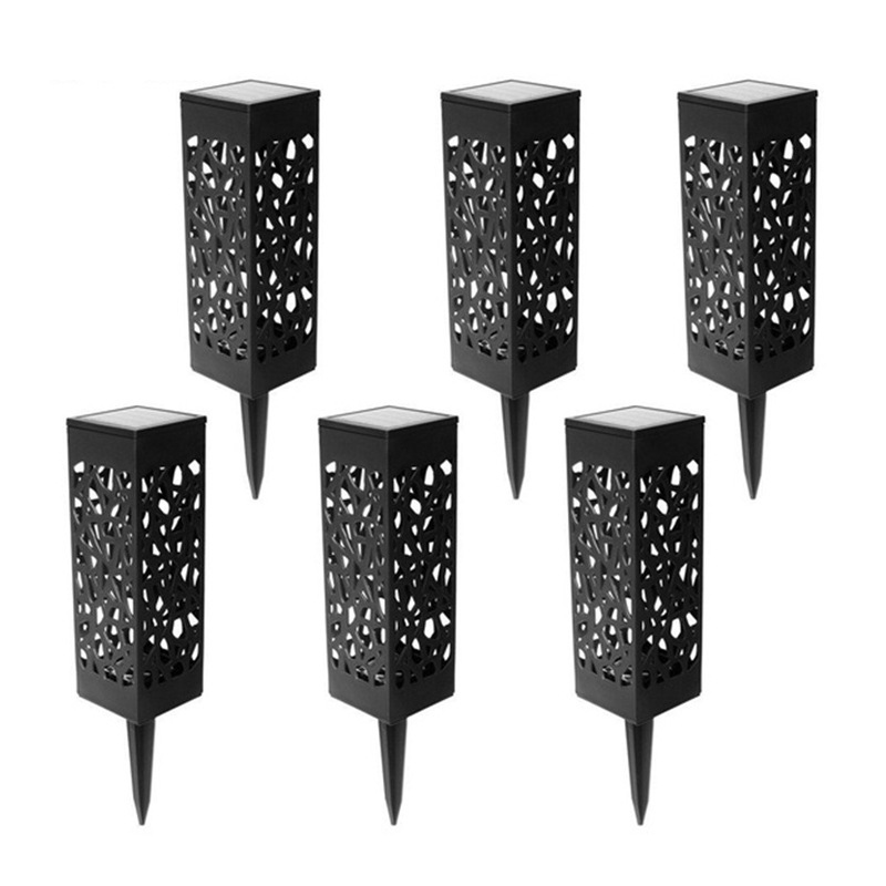 Lámpara solar para patio, lámpara hueca impermeable para exteriores, lámpara enchufable para camping, lámpara de iluminación para césped, lámpara solar