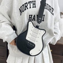 小提琴包包女ins 双肩包2024百搭潮流韩版单肩斜挎包背包