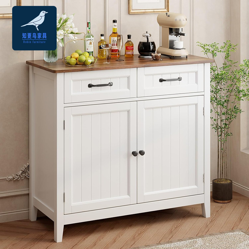 Amazon Cross-border Foreign Trade Hot Selling Changhong Glass Living Room Sideboard Porch Plate Locker Plate Coffee Bar