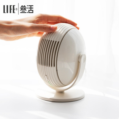 叁活夏季新品无叶风扇 桌面办公USB三档大风力台式静音风扇新奇特|ms