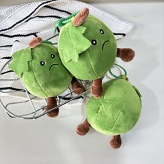现货卡通可爱委屈窝瓜公仔挂件毛绒玩具倭瓜包包钥匙扣挂饰礼品
