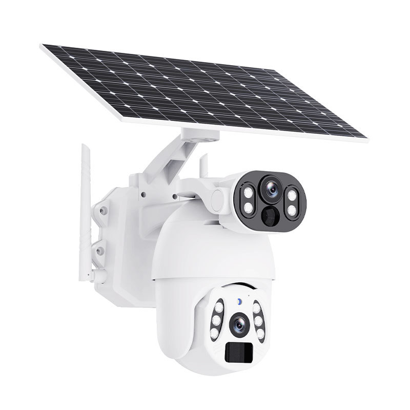 UBOX cámara de vigilancia solar 4G al aire libre 6 millones de visión nocturna a todo color HD cámara binocular inteligente