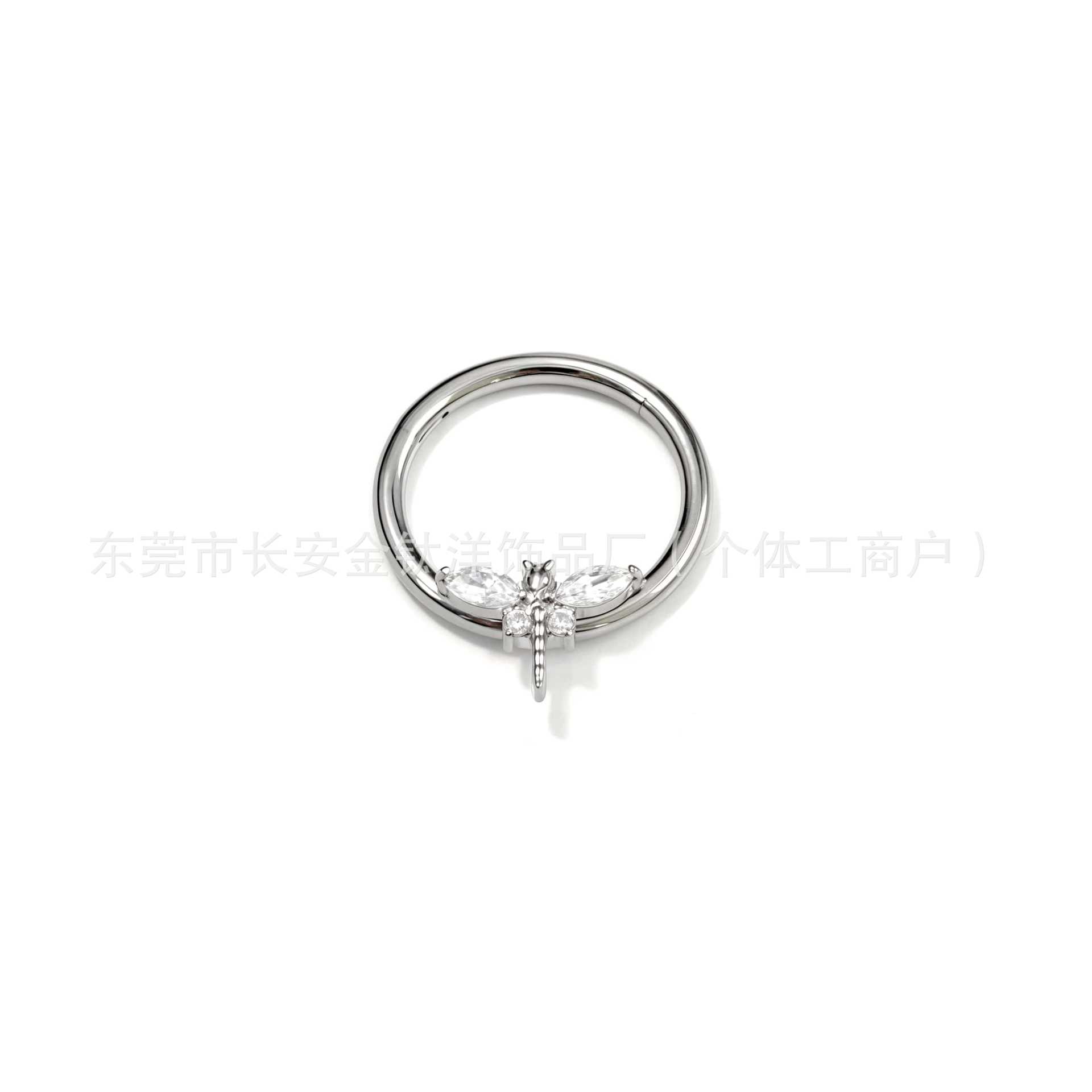 Labret piercing jewelry detail image
