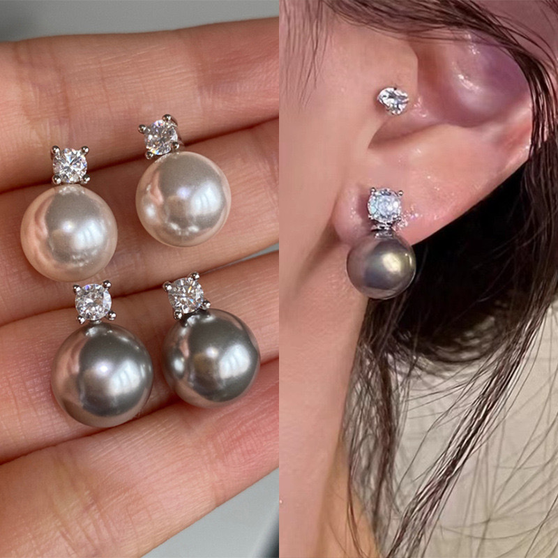 Sophisticated universal retro elegant earrings with zircon from…