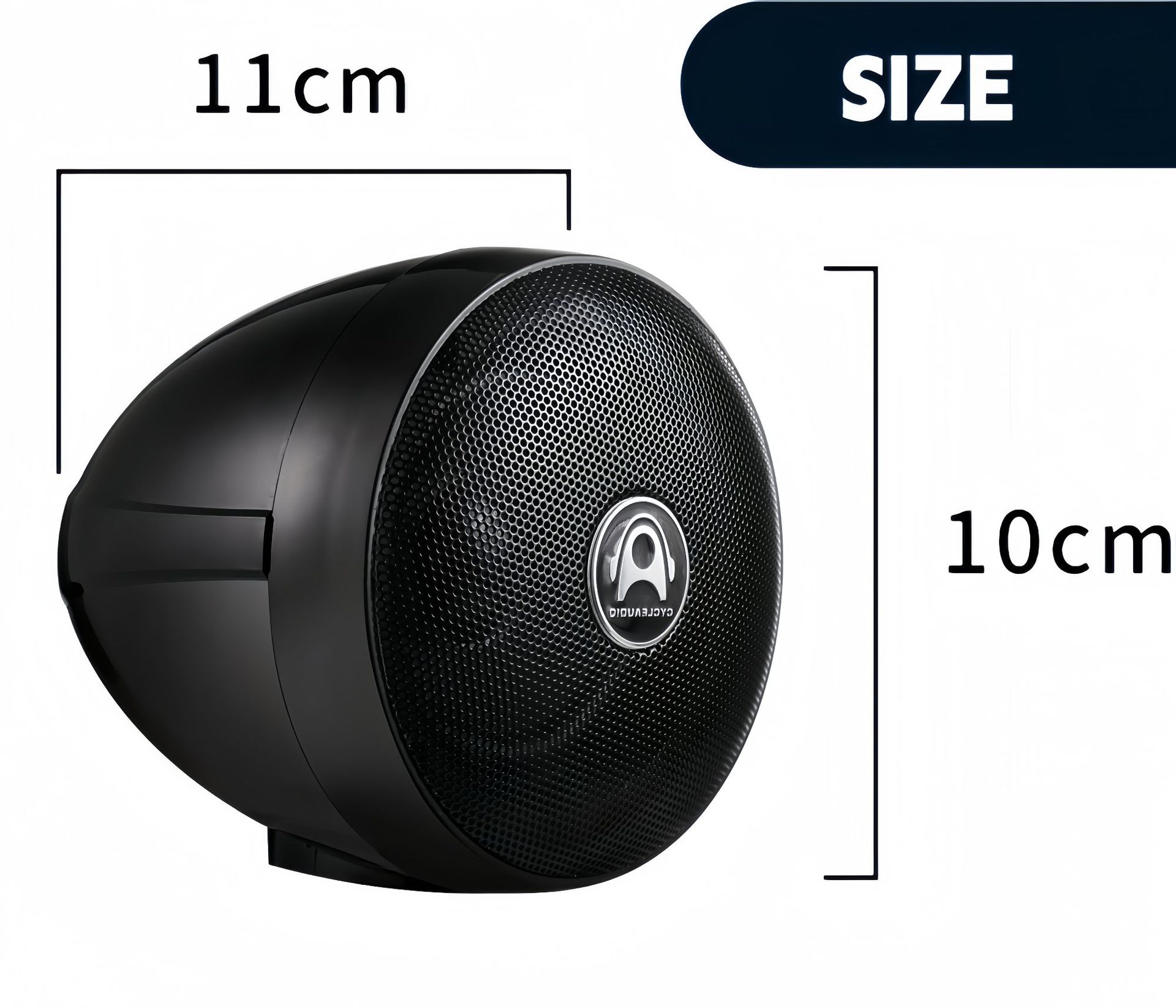 SHARK Motorcycle Audio 12V Waterproof Speaker 3inch Full-Range Rearview Mirror Mount Speaker 97MA