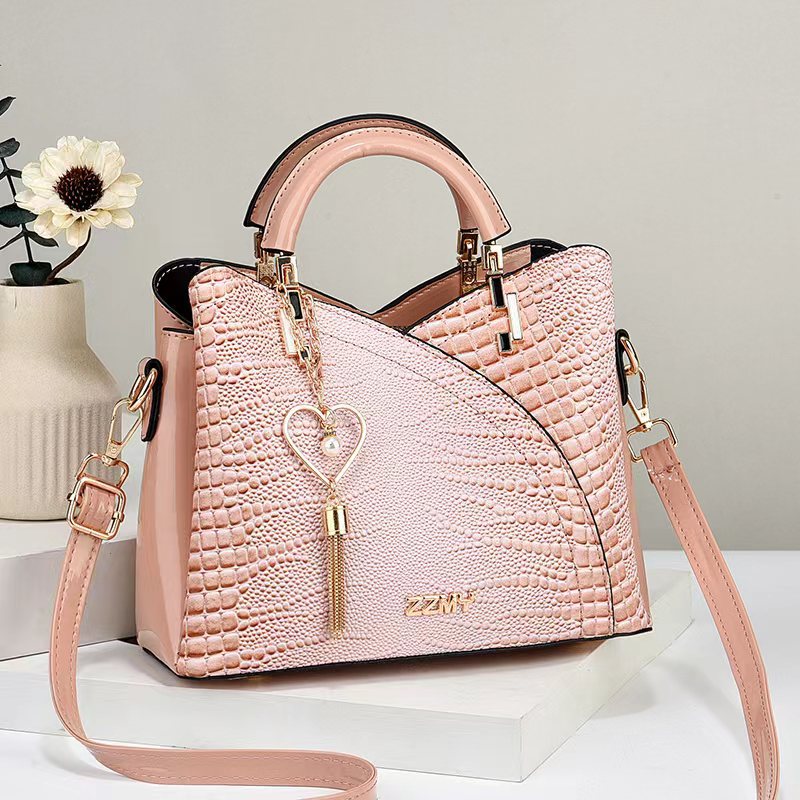 Bolso de mujer recién listado bolso de madre de textura atmosférica bolso de hombro con patrón de piel de cocodrilo bags al por mayor
