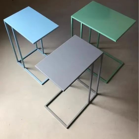 Mesa de esquina de estilo de diseñador Mesa pequeña simple de estilo nórdico, mesa de centro, sofá de sala de estar, mesa auxiliar, mesa de centro