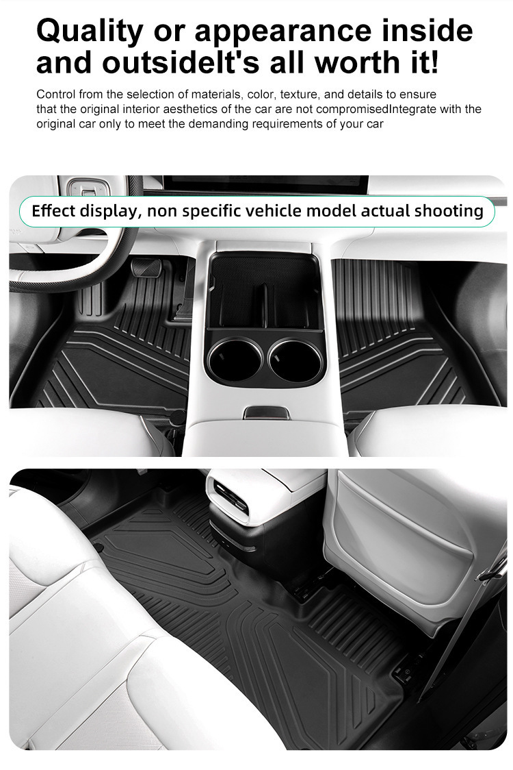 Car Floor Mats TPE for Mitsubishi Delica-mini 23-25