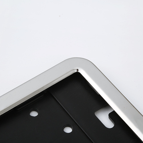 European standard stainless steel car license plate holder, wholesale car license plate frame, multi-specification license plate frame matching accessories