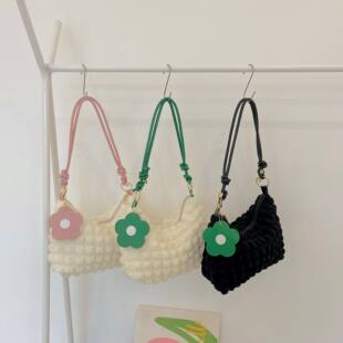 (Cross-border trading), summer solid color one-shoulder bag for leisure, 2023 collection