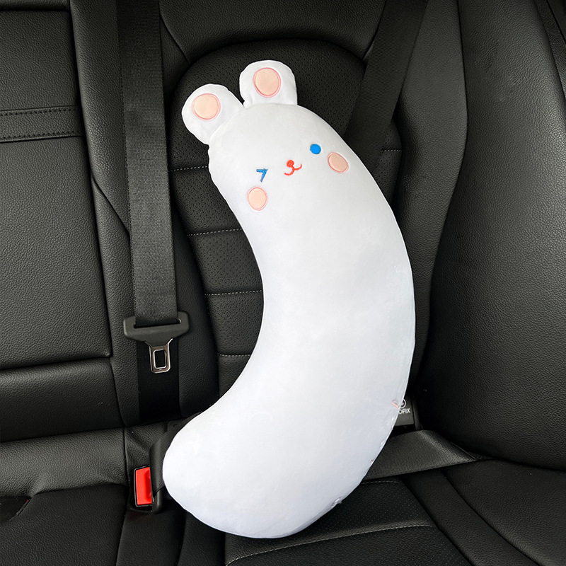 Anti-Strangling Neck – Katong Seat belt shoulder pad - white-rabbit-shoulder-pad-2050cm