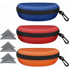 H 13611 Zipper Sunglasses Case ��ɫ̫������ �羳��������