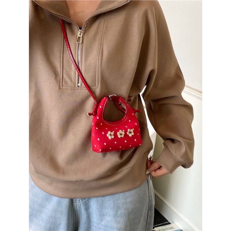 Mini borsa a tracolla donna elegante opaca stile vintage_voghion.com
