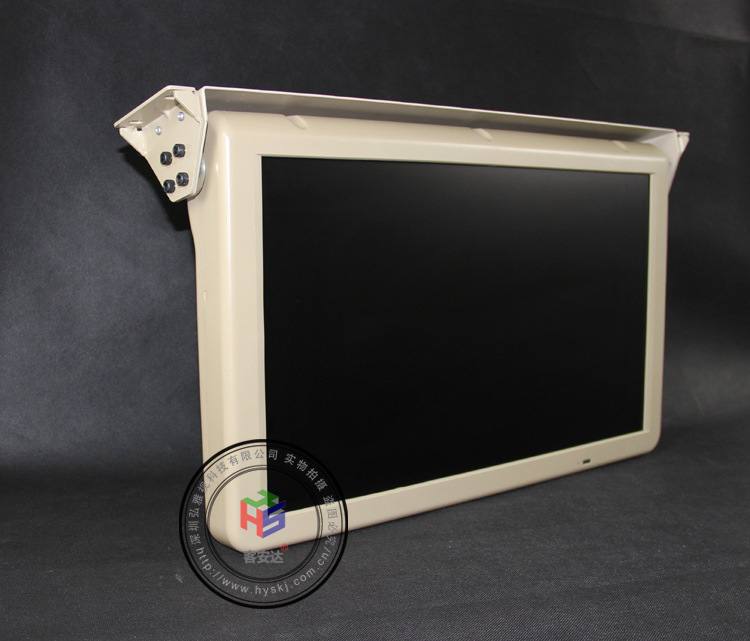 22-inch electric fully automatic flip display car LCD car TV mobile phone interconnection