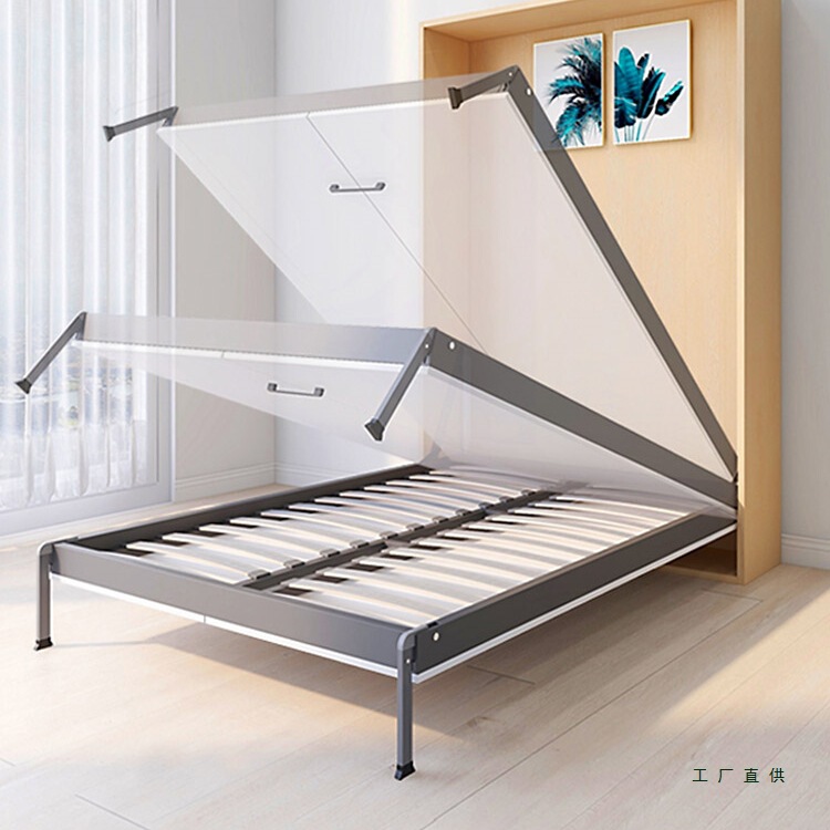 Invisible Bed, Folding Bed, Side-Over Bed, Wall Bed, Murphy Bed, Wardrobe Wall, up and down Flip Hardware Accessories Integrated Invisible Bed, Folding Bed, Side-Over Bed, Wall Bed, Murphy Bed, Wardrobe Wall, up and down Flip Hardware Accessories Integrated