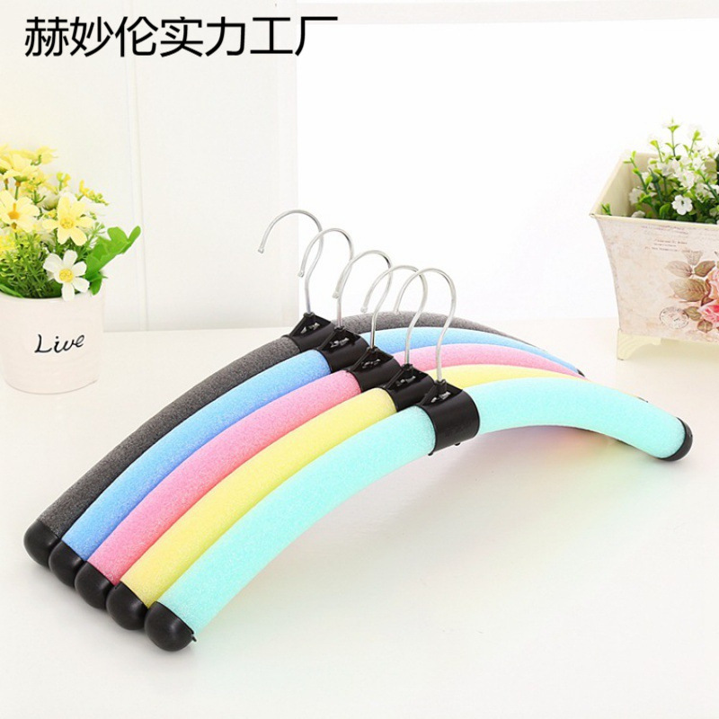 Children's Colorful Foam Hangers, Sponge Hangers, Cheap Hangers for Clothing Stores, Freely Bendable and Shapeable, Recommended for Street Stalls